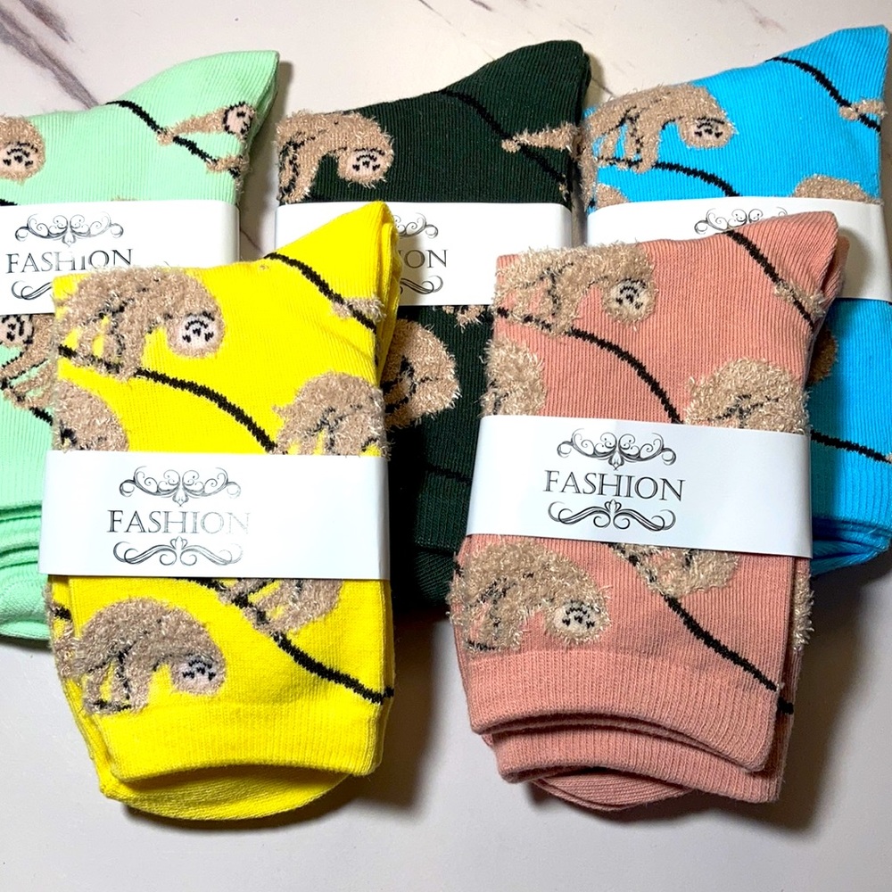 Warm and Cozy Sloth Socks